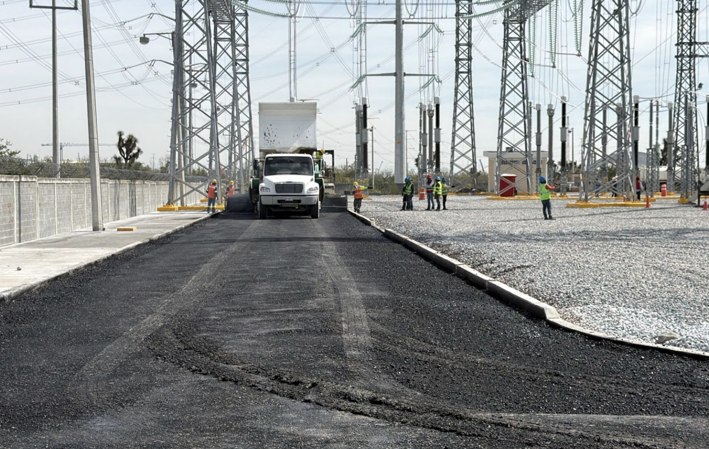Rehabilitación de terracerías para patio de maniobras en Subestación CFE