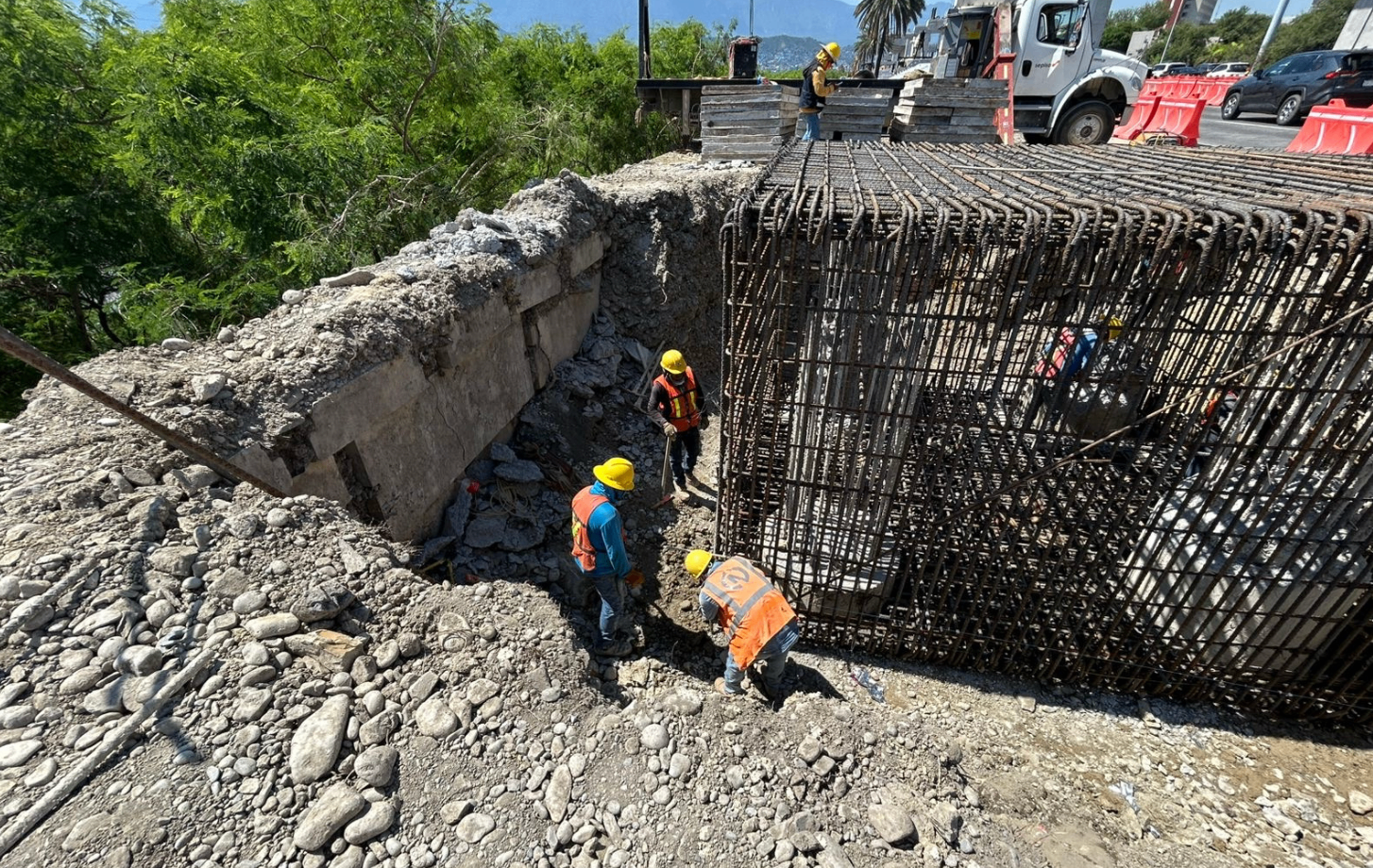 Línea 4 — Obra civil para línea de electricidad